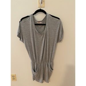 Gray Dress With Pockets